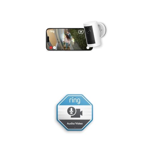 Produktbild: ring outdoor kamera plus akku 2k kabellose überwachungskamera für außen 30 tage gratis