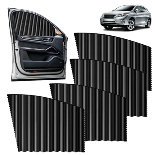 magnetischer sonnenschutz auto 4 stück für kinder und haustiere mit uv schutz