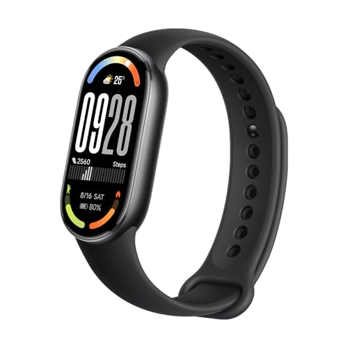 xiaomi smart band 10 fitness tracker 1,72" amoled display 21 tage akku schwarz