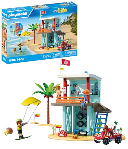 PLAYMOBIL Rettungsturm mit Beach Buggy (71903) - Vacation