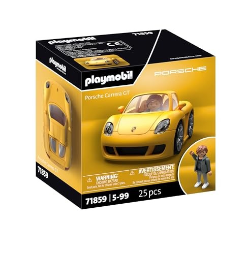 PLAYMOBIL Porsche Carrera GT mit Fahrerfigur | Modellauto für Sammler 71859