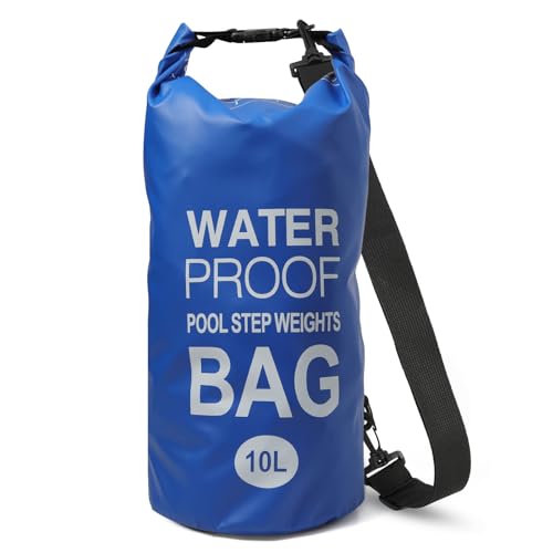 yeabett dry bag 10l wasserdichte strandtasche mit verstellbarem schultergurt