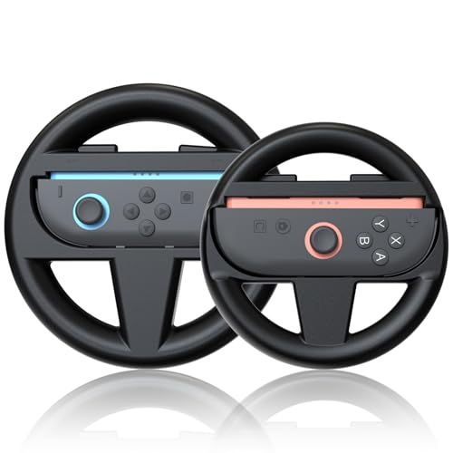 Aceshop lenkräder 2-pack für nintendo switch 2, kompatibel mit mario kart 8 deluxe