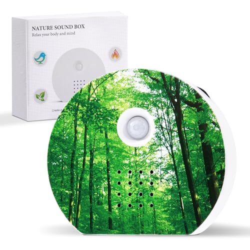 physen bird chirping soundbox mit bewegungsmelder, 9 naturgeräusche, wandmontage