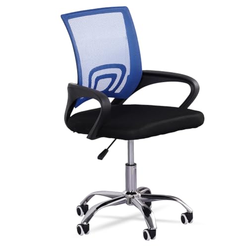 Produktbild: muwo director bürodrehstuhl, ergonomisch, höhenverstellbar, mesh-gewebe, navy