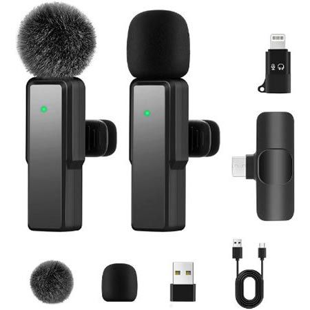koilboane m22 lavalier mikrofon set mit sender und empfänger für 16,99 euro