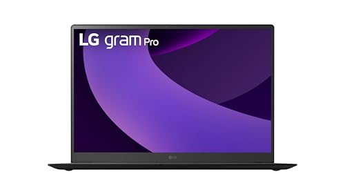 lg gram pro notebook 17 zoll 2025, 2x thunderbolt 4, schwarz