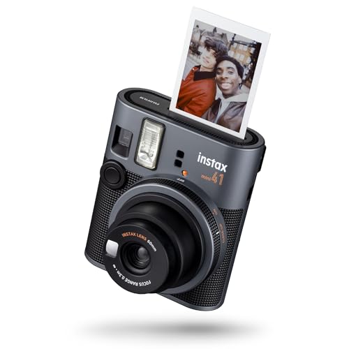 instax mini 41 kamera anthrazit, kompaktes design, einfache handhabung
