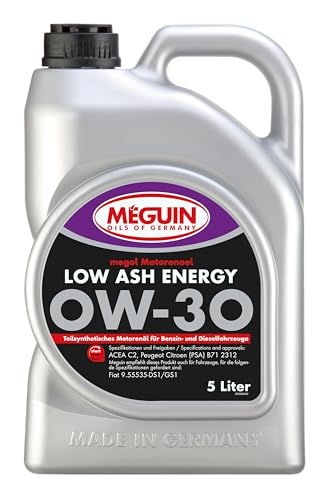 Produktbild: meg  motorenöl low ash energy sae 0w-30, 5l, für 14,88 (amazon prime)