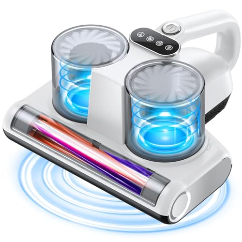 jphylla milbensauger matratzen mit uv-licht und hepa-filter 500w 16kpa weiß