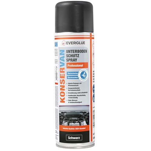 everglue unterbodenschutzspray hybrid-polymer mit bitumenzusatz schwarz 500 ml