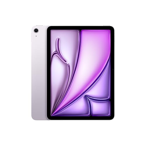 apple ipad air 11 mit m3 chip violett, akku für den ganzen tag