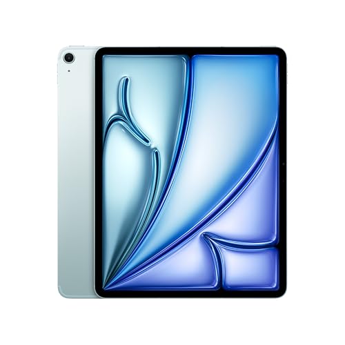 apple ipad air 13 zoll m3 chip blau, lange akkulaufzeit
