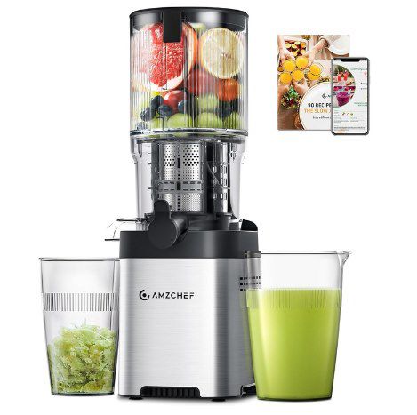 amzchef slow juicer 126mm breite für 69,29 euro statt 110 euro