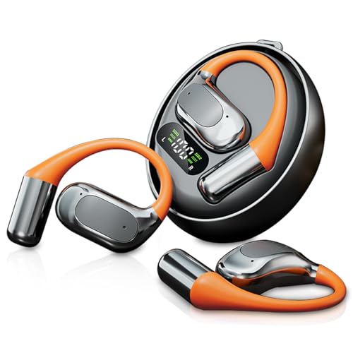 Produktbild: moorstdel open ear kopfhörer, bluetooth 5.4, kabellos, sport kopfhörer für running