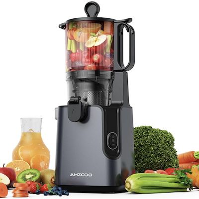 amzcoo slow juicer 130mm einfüllöffnung für 49,99 euro statt 100 euro
