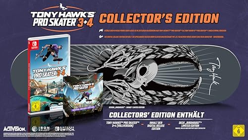 tony hawks pro skater 3 4 collectors edition nintendo switch