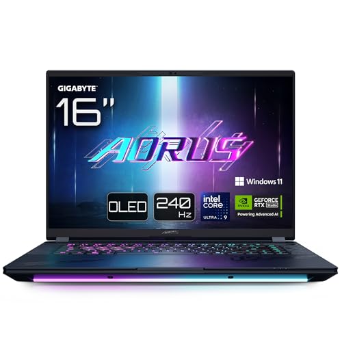 GIGABYTE AORUS Master 16, core ultra 9 275HX, 32GB RAM, 2x 1TB SSD, GeForce RTX 5090, OLED