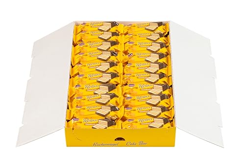 KuchenMeister Caramelcreme Riegel 32g - Luftiger Biskuit, Vollmilchschokolade