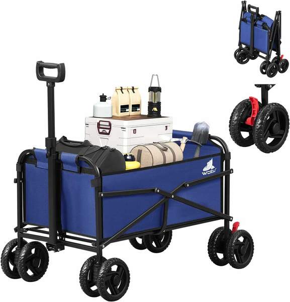 faltbarer bollerwagen 31,79 euro statt 52,99 euro, leicht und praktisch