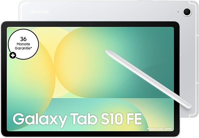 samsung galaxy s10 fe tablet mit ai-funktion, garantie exclusiv auf amazon