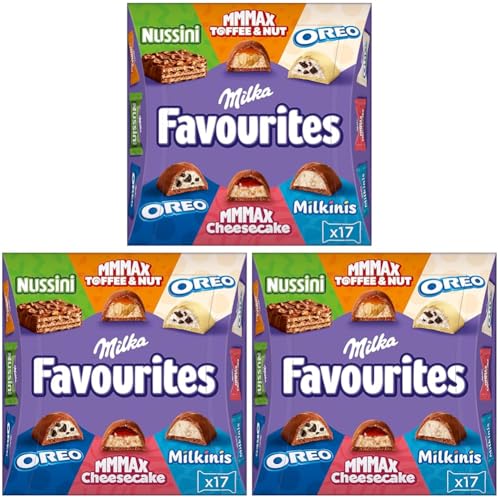 milka schokolade favourites 158g schoko pralinen mix 6 sorten einzeln verpackt