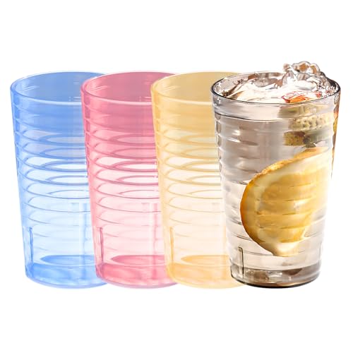 heiße und kalte getränke trinkgläser 4er set stapelbar 260 ml spülmaschinenfest