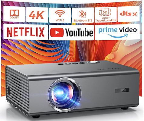 4K smart beamer KOGATA GC357B mit WiFi-6 für 169,96 Euro statt 189 Euro