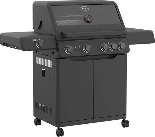 Produktbild: RÖSLE Gasgrill allflame hero 4 mit beleuchteten drehknöpfen, schwarz
