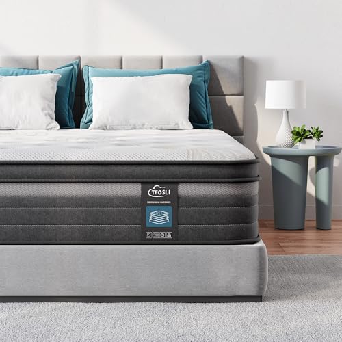 teqsli gel matratze 140x200 cm 25 cm hoch 9-zonen h3 h4 orthopädisch öko-tex zertifiziert