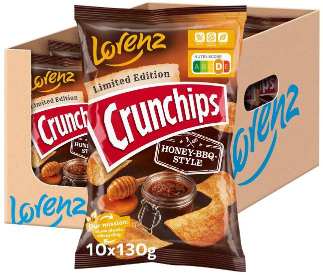 lorenz crunchips 10er pack honig-bbq-style 12,25 statt 20