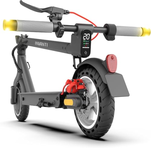 e scooter mit straßenzulassung INVANTI E30 32km reichweite faltbar mit app blinker