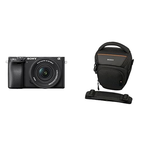 sony alpha 6400 spiegellose kamera 16-50mm objektiv 4k video neigbares display vlogging