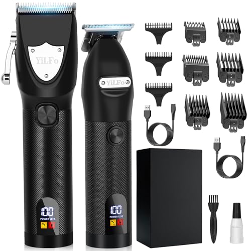 Produktbild: yilfo haarschneidemaschine barttrimmer haarschneider set kabellos multifunktional