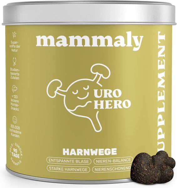 URO Hero Harnwege-Komplex mit Algenöl & Naturmoor, 60 Tage