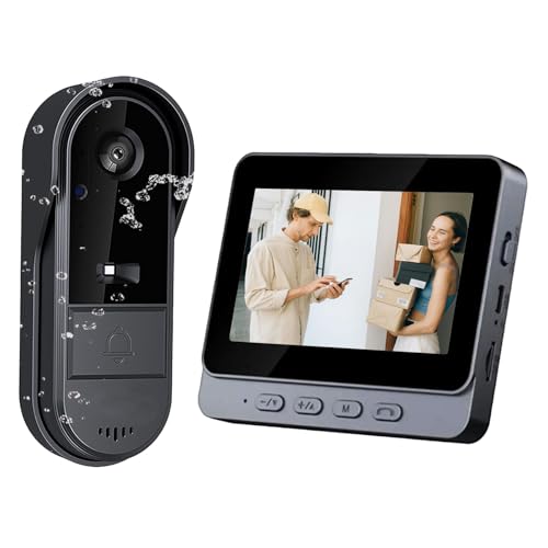 buithafu video Türklingel kamera 1080P wasserdicht IP65 4,3 Zoll Infrarot zwei-Wege-Audio