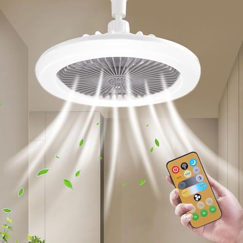 shengruili deckenventilator mit led licht 30W, leiser ventilator mit fernbedienung