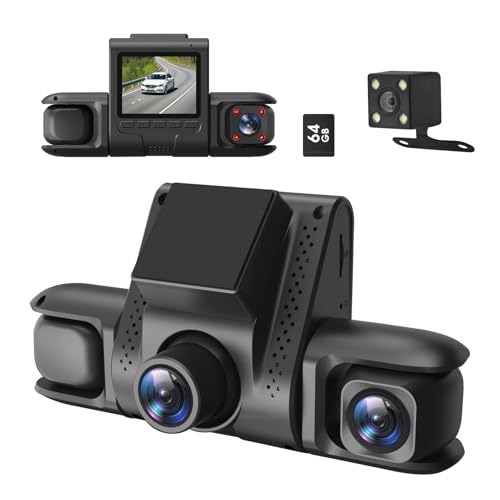 WODHMIEY 4-Kanal dashcam 1080P, 140 weitwinkel, nachtsicht, G-Sensor, auto recorder