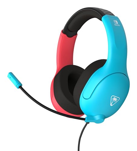 Turtle Beach Airlite Fit Gaming-Headset Neon Blau/Rot für Nintendo Switch