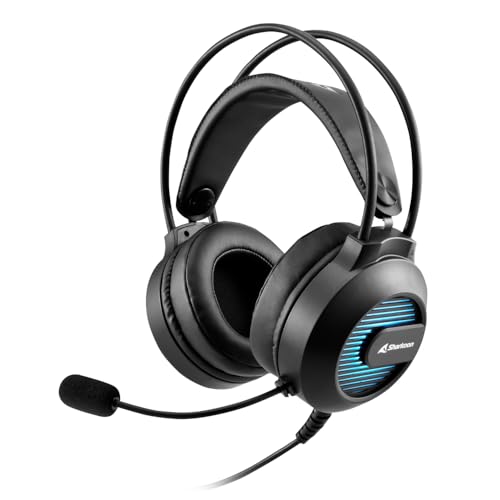 sharkoon skiller sgh20 gaming headset usb, 50-mm treiber, rgb beleuchtung, mikrofon