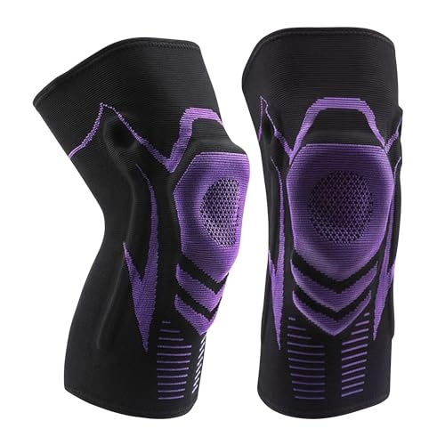 kniebandage 2er pack athletics mit patella pad und federstabilisator, atmungsaktiv, rutschfest, xl