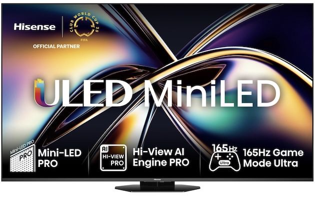 Produktbild: Hisense 75U8Q  75 Zoll Mini-LED PRO Fernseher, 165Hz, 1.319