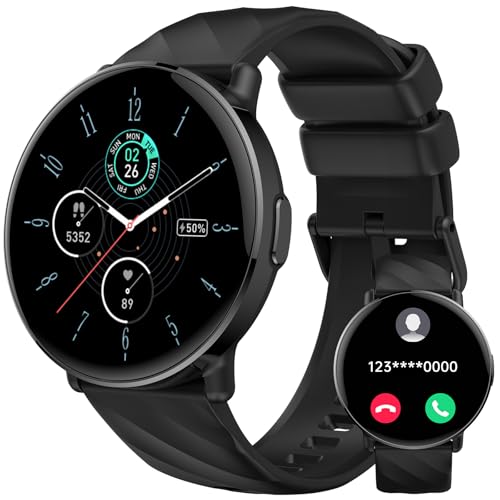 smartwatch 1.39 zoll hd touch mit bluetooth, 112 sportmodi, ip68 wasserdicht, für android