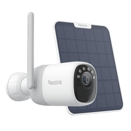 reolink 2k 4mp überwachungskameraset mit solarpanel, nachtsicht, akku, wifi6