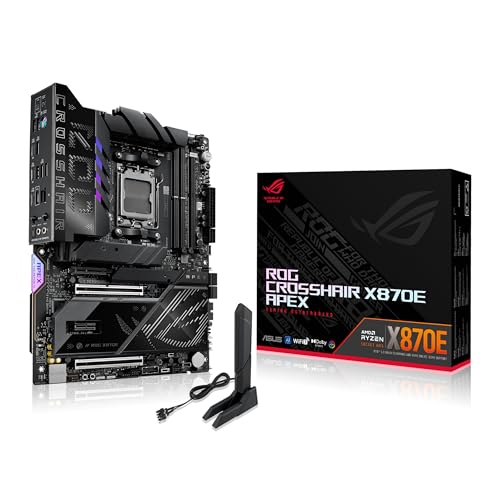 Produktbild: asus rog crosshair x870e apex mainboard am5 sockel ATX 5 x pcie 5.0