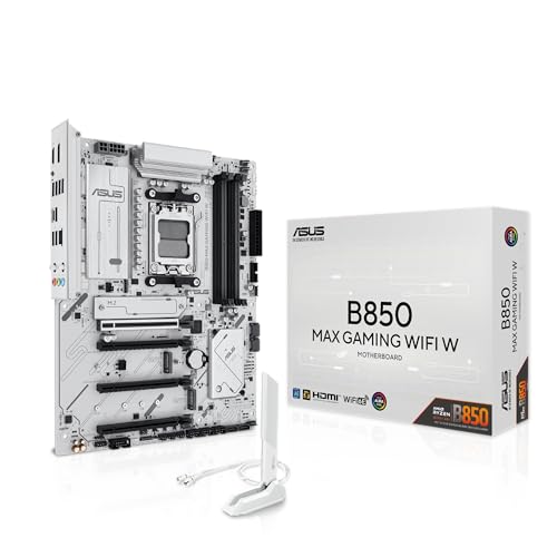 Produktbild: asus b850 max gaming mainboard amd am5 atx ddr5 pcie 5.0 wifi 6e cashback 140,99