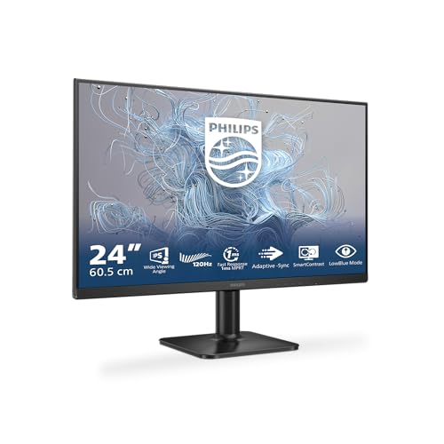 philips 24-zoll full hd monitor 120 hz adaptive sync d-sub hdmi schwarz