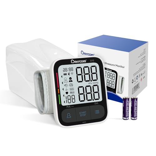 Produktbild: berrcom digitales blutdruckmessgerät handgelenk mit lcd-display und verstellbarer manschette