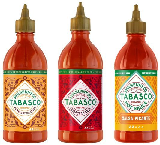 tabasco multipack sriracha, buffalo sauce, salsa picante für 14,95