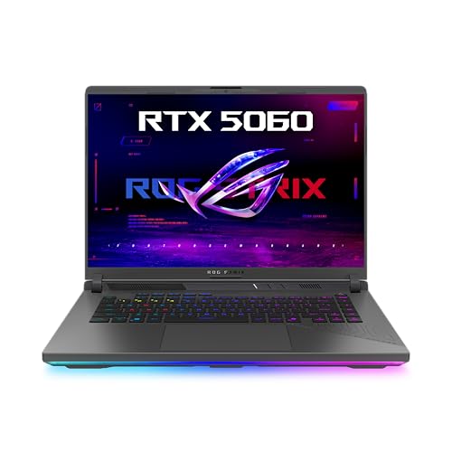 Produktbild: gaming-laptop asus rog strix g16 g614fm, ryzen 9 9955hx, rtx 5060, 16gb ram, 1tb ssd, win11